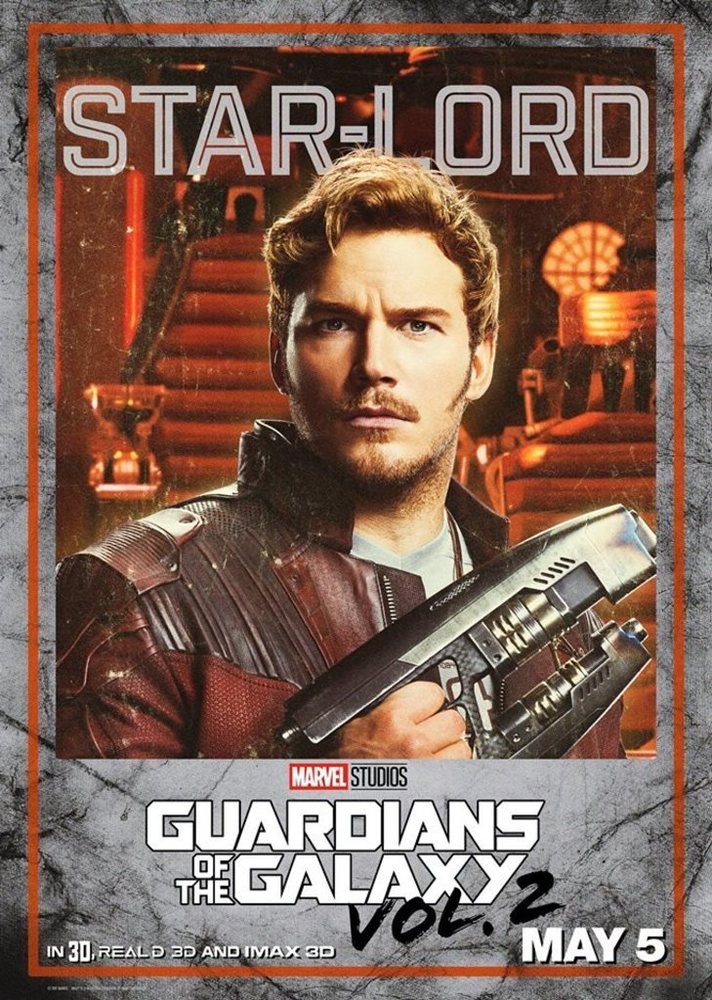 پوستر فیلم «نگهبانان کهکشان2»(guardians of the galaxy 2) با بازی کریس پرت